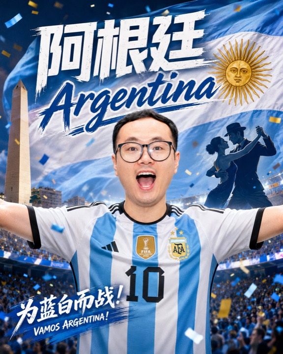 阿根廷粉丝海报