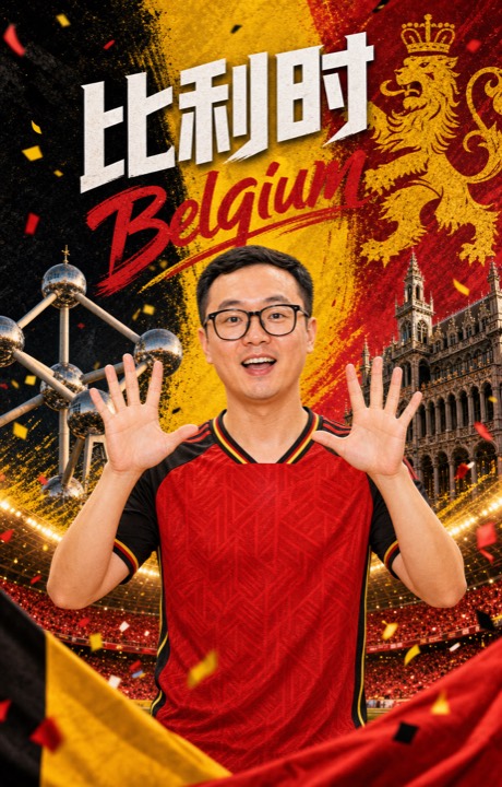 比利时粉丝海报