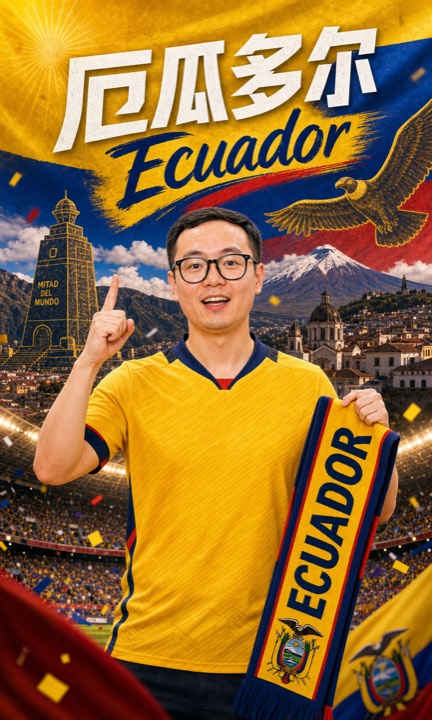厄瓜多尔粉丝海报