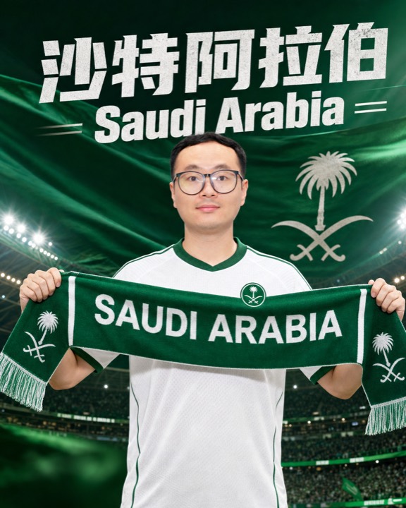 沙特阿拉伯粉丝海报