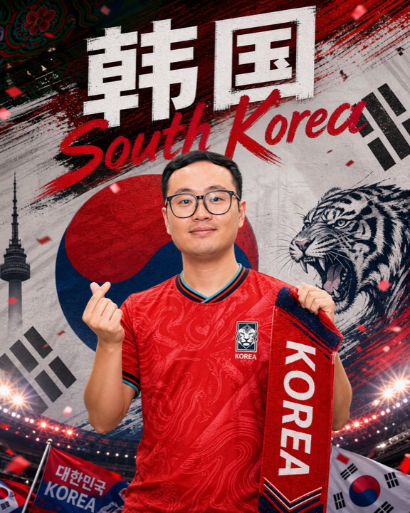 韩国粉丝海报